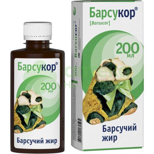 Барсукор барсучий жир 200мл