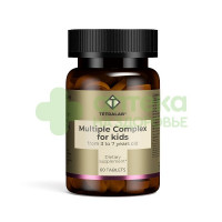 Тетралаб/tetralab витаминно-минеральный комплекс от А до цинка премиум д/детей 3-7лет таб.жев N60