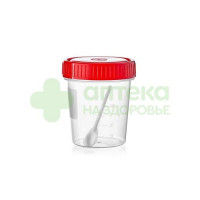 Контейнер полимерный д/биопроб Клинса стер 60мл крышка ложка-шпатель  (инд уп)