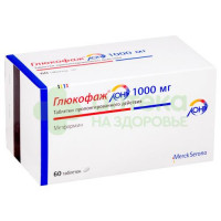 Глюкофаж лонг таб.пролонг. 1г №60