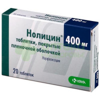 Нолицин таб. п.п.о. 400мг №20
