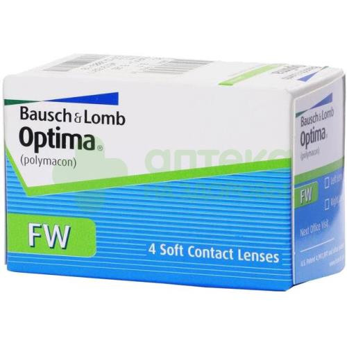 Линзы контактные Optima fw bc 8,7 -3,75 №4
