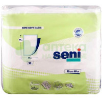 Пеленки впитывающие Сени софт бейсик N30 60х90