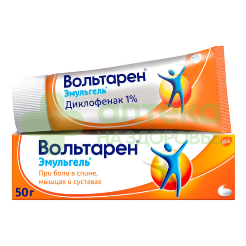 Вольтарен эмульгель гель д/наружн. прим. 1% 50г №1