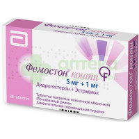 Фемостон конти таб. п.п.о. 5мг+1мг №28