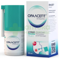 Оралсепт спрей 0,255мг/доза 30мл 176доз №1