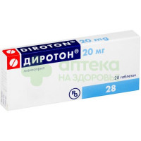 Диротон таб. 20мг №28