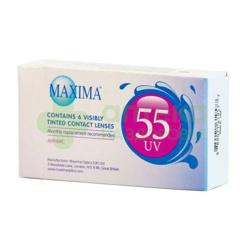 Линзы контактные Maxima 55 uv bc 8,6 -2,75 №6