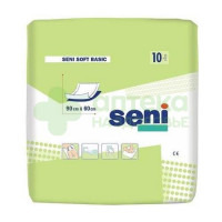 Пеленки впитывающие Сени софт бейсик N10 60х90