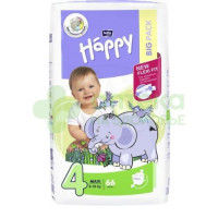 Подгузники Белла хэппи (4) макси №66  (8-18кг)