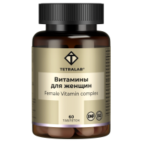 Тетралаб/tetralab витаминный комплекс for women таб. п.о 1100мг N60