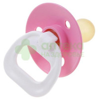 Пустышка латекс Солнышко традиционная с кольцом 1411  (инд уп)