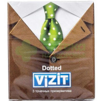 Презервативы визит/vizit доттед точечные №3