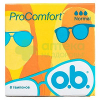 Тампоны ОБи прокомфорт нормал N8