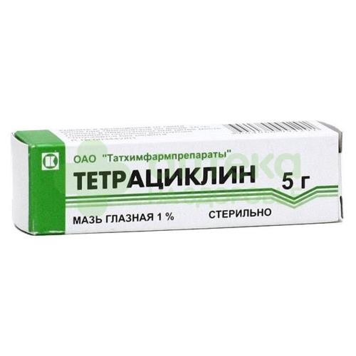 Тетрациклин мазь глазн. 1% 5г №1