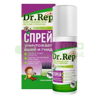 Доктор реп средство педикулезное спрей 100мл  (+гребень)