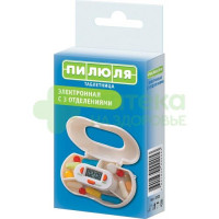 Контейнер-таблетница пилюля электронная с таймером д/табл 3х видов  (2023)