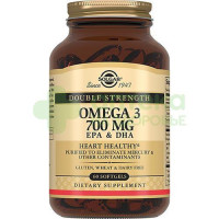 Солгар двойная омега-3 эпк и дгк капс. №60