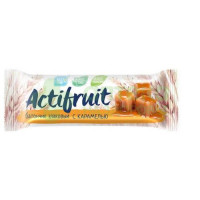Актифрут батончик злаковый карамель 24г