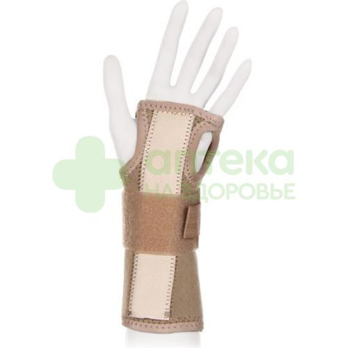 Бандаж лучезапястный WS-LT М б/фикс большого пальца (18-20)  (бежевый)