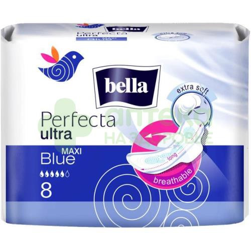 Прокладки Белла перфекта голубые ультра макси N8