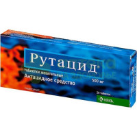 Рутацид таб. жев. 500мг №20