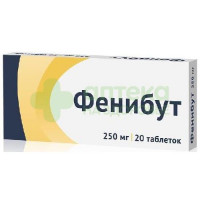 Фенибут таб. 250мг №20