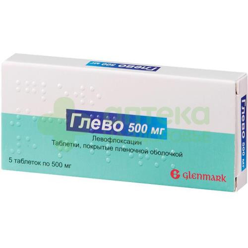 Глево таб. п.п.о. 500мг №5