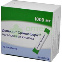 Депакин Хроносфера гран. пролонг. высвоб. 100мг №30